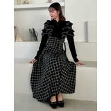 フロントホック長袖フリルトップス | dazzlin | 詳細画像14 