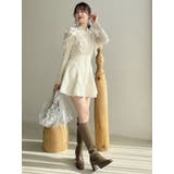 フロントホック長袖フリルトップス | dazzlin | 詳細画像23 