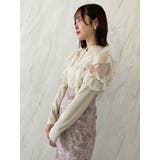 フロントホック長袖フリルトップス | dazzlin | 詳細画像26 