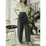 フロントホック長袖フリルトップス | dazzlin | 詳細画像33 