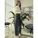 フロントホック長袖フリルトップス | dazzlin | 詳細画像35 