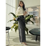 フロントホック長袖フリルトップス | dazzlin | 詳細画像37 