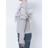 フロントホック長袖フリルトップス | dazzlin | 詳細画像39 