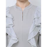 フロントホック長袖フリルトップス | dazzlin | 詳細画像41 