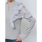 フロントホック長袖フリルトップス | dazzlin | 詳細画像42 