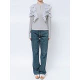 フロントホック長袖フリルトップス | dazzlin | 詳細画像45 