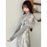 フロントホック長袖フリルトップス | dazzlin | 詳細画像8 