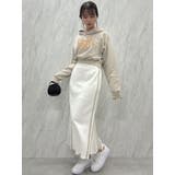 シーズンロゴクロップドフーディ | dazzlin | 詳細画像14