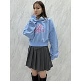 シーズンロゴクロップドフーディ | dazzlin | 詳細画像18