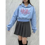 シーズンロゴクロップドフーディ | dazzlin | 詳細画像21