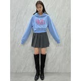 シーズンロゴクロップドフーディ | dazzlin | 詳細画像24