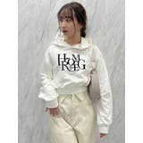 シーズンロゴクロップドフーディ | dazzlin | 詳細画像3