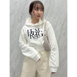 シーズンロゴクロップドフーディ | dazzlin | 詳細画像4