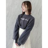 チュールスリーブパールロゴトップス | dazzlin | 詳細画像12