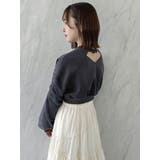 チュールスリーブパールロゴトップス | dazzlin | 詳細画像13