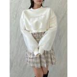 チュールスリーブパールロゴトップス | dazzlin | 詳細画像2