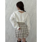 チュールスリーブパールロゴトップス | dazzlin | 詳細画像5