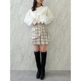 チュールスリーブパールロゴトップス | dazzlin | 詳細画像8