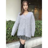 ボリュームシャギーミドルカーディガン | dazzlin | 詳細画像29