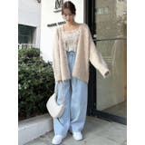 ボリュームシャギーミドルカーディガン | dazzlin | 詳細画像7