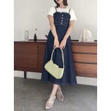 バックオープンデニムキャミワンピース | dazzlin | 詳細画像21