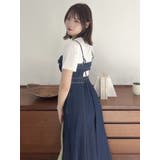 バックオープンデニムキャミワンピース | dazzlin | 詳細画像25