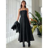 バックオープンデニムキャミワンピース | dazzlin | 詳細画像3