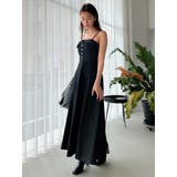 バックオープンデニムキャミワンピース | dazzlin | 詳細画像4