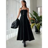 バックオープンデニムキャミワンピース | dazzlin | 詳細画像5