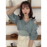 シアーシャツドッキングTOPS | dazzlin | 詳細画像17 