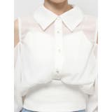 シアーシャツドッキングTOPS | dazzlin | 詳細画像28 