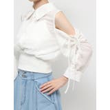 シアーシャツドッキングTOPS | dazzlin | 詳細画像29 