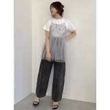 【WEB限定】チュールキャミトップス | dazzlin | 詳細画像34