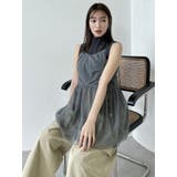 【WEB限定】チュールキャミトップス | dazzlin | 詳細画像5