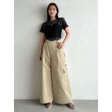 サイドオープンカーゴワイドパンツ | dazzlin | 詳細画像34