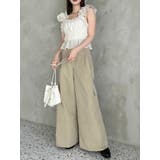 サイドオープンカーゴワイドパンツ | dazzlin | 詳細画像40