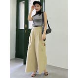 サイドオープンカーゴワイドパンツ | dazzlin | 詳細画像9