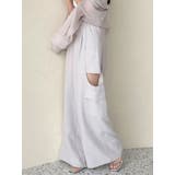 グレー | サイドオープンカーゴワイドパンツ | dazzlin