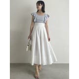 カラーメニータックスカート | dazzlin | 詳細画像4