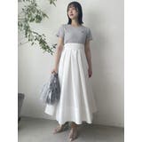 カラーメニータックスカート | dazzlin | 詳細画像8