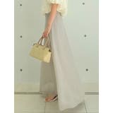 シアーニットフレアスカート | dazzlin | 詳細画像1 