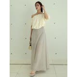 シアーニットフレアスカート | dazzlin | 詳細画像4 