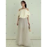 シアーニットフレアスカート | dazzlin | 詳細画像5 