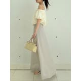 シアーニットフレアスカート | dazzlin | 詳細画像6 