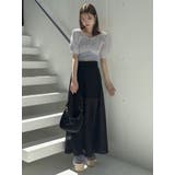 シアーニットフレアスカート | dazzlin | 詳細画像8 