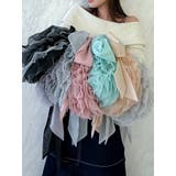 チュールフリルマルチwayビスチェバッグ | dazzlin | 詳細画像5