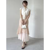 チュールレイヤードレースマーメイドスカート | dazzlin | 詳細画像14 