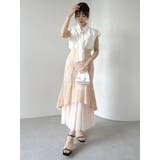 チュールレイヤードレースマーメイドスカート | dazzlin | 詳細画像15 