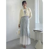 チュールレイヤードレースマーメイドスカート | dazzlin | 詳細画像20 