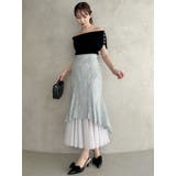 チュールレイヤードレースマーメイドスカート | dazzlin | 詳細画像40 